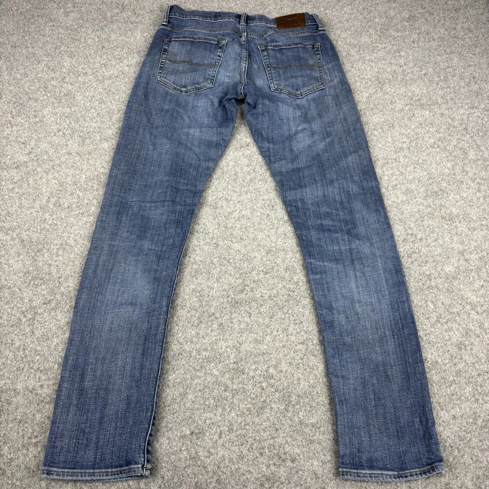 Lucky Brand 110 Skinny Jeans Mens 30x32 Medium Wash Stretch Blue Denim Casual